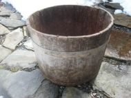 Gammel og pen linestamp fra hine hårde dager pen til så mangt 50 tallet Ca 51 cm i diameter ca 34 cm høg