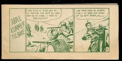 Blad uten omslag 50-60 tallet