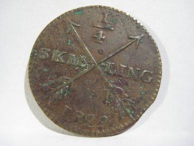 1829 1/4 SKILLING