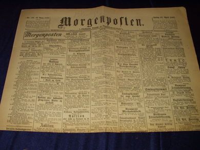 1892,nr 129, Morgenposten