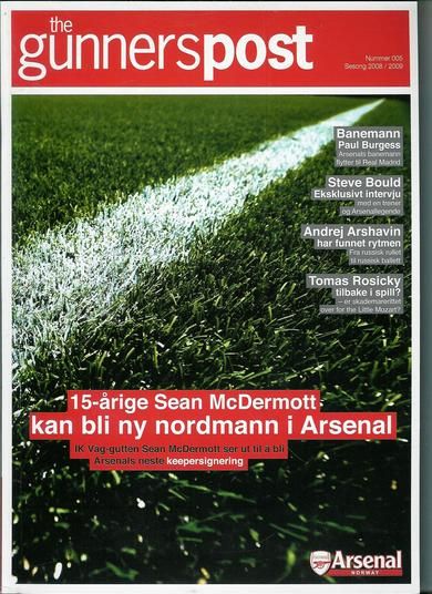 2008/ 2009 nr 005 the gunnerspost