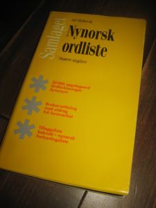 Hellevik, Alf: Nynorsk ordliste. 1993.