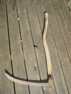 Gammel stuttorv til pynt på hytteveggen?