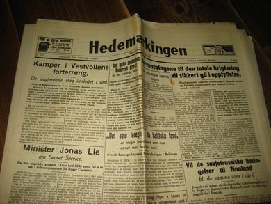 1944 nr 215 Hedemarkingen