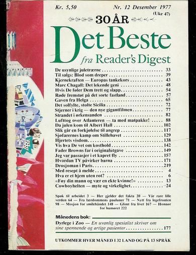 1977,nr 012, Det Beste fra Reader's Digest.