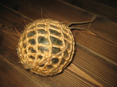 Gammel kavkule brukt i gamle dager ved garnfiske Fra slutten på 1800 tallet