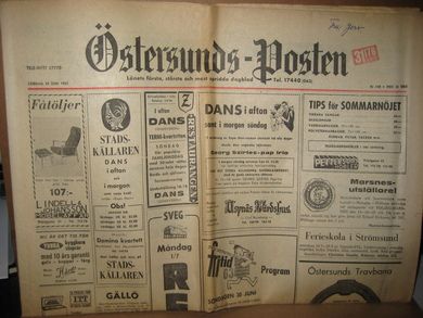 1963 nr 148 Østersunds posten