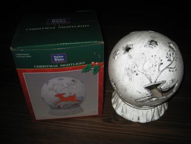 Eske med ubrukt innhold CHRISTMAS NIGHTLIGHT 80 tallet