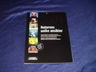 w Naturens unike ansikter Kalender fra w 2004
