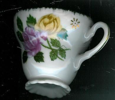 Strøken kopp fra eldre dager uten stempel