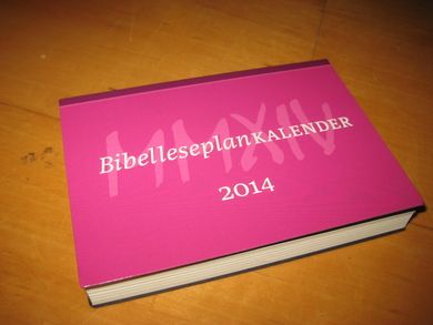 Bibelleseplan KALENDER 2014.