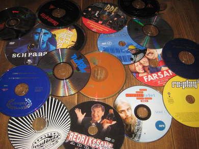 Lot med filmer og musikk masse bra uten cover selges samla