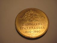 DANMARKS SPAREKASSE 1810-1960. Diameter 3.4 cm.
