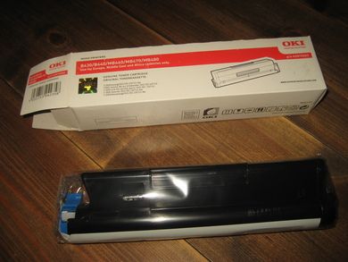 Eske med ubrukt innhold OKI MONO PRINTERS B430/ B440/ MB460/ MB470/MB480 Use for Europe Middle East and Africa countries only