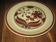 Meget pen HEDDA flat tallerken fra Figgjo 60 tallet