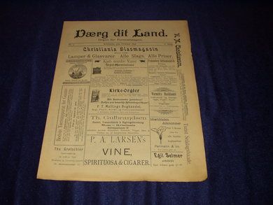 1899 nr 003 Værg dit Land