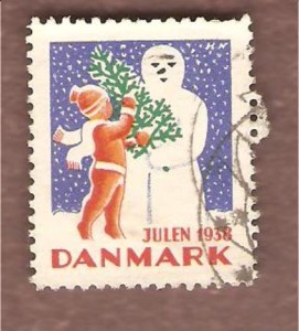 1938, julemerke fra Danmark, stempla