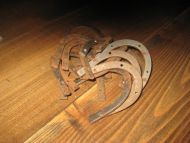 Lot med heljern 15 stk fra avvikla skomakeri i Utvik på 40 - 50 tallet