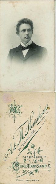 A. d. M. Hendriksen, Christiansand.
