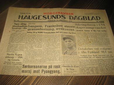 1950 nr 240 HAUGESUNDS DAGBLAD