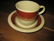 DOVRE kopp og tefat i meget god stand 60 tallet