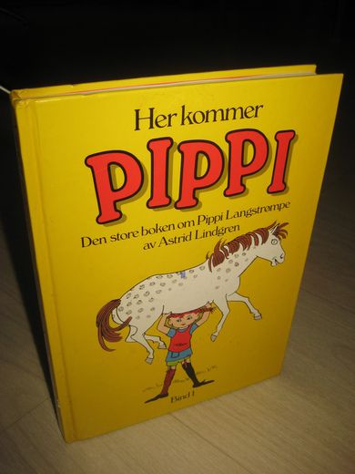 LINDGREN, ASTRID: PIPPI. Den store boken om Pippi Langstrømpe. I. 1988.