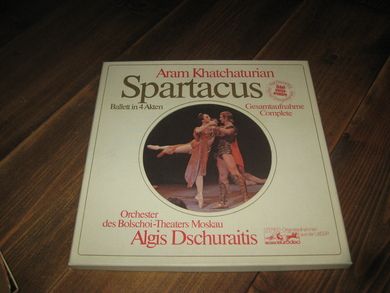Aram Khatchaturian Spartacus. Ballett in 4 akten. Orchester des Bolschoi Theatres Moskau. Algris Dschuraitis. 