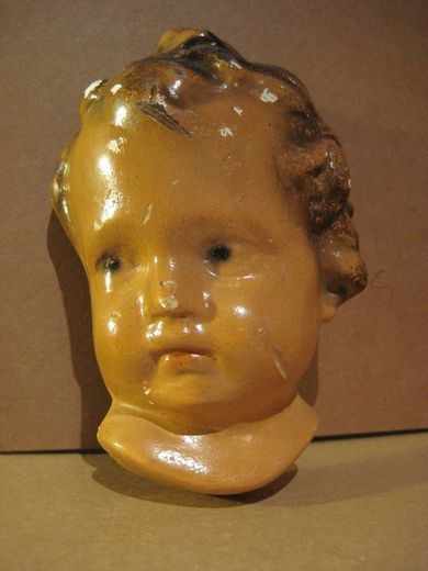 Dokke ansikt i gips 50 tallet