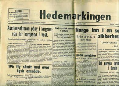 1944 nr 233 Hedemarkingen