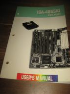 ISA - 486SIQ MAIN BOARD USER'S MANUAL. 1992. 