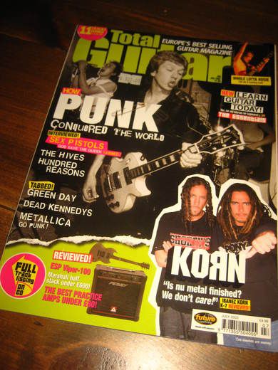 TOTAL GUITAR, 2002, JULY,  ISSUE 098