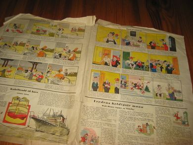 Tegneserier fra magasin i 1954