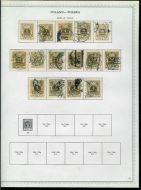 1924 / 26. Lot på 15 frimerker fra Polen.