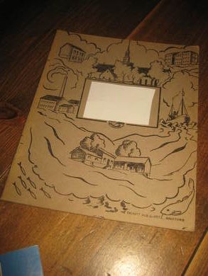 Kladdebok fra 30-40 tallet enerett Alb Gjørtz Aalesund