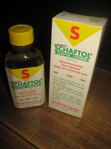 Ubrukt og uåpna flaske SCHAFTOL STOCKOIL, 