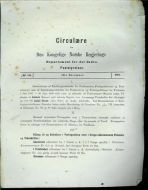 1886,nr 030, Circulære fra Den Kongelige Norske Regjerings Departement for det Indre. Poststyrelsen.