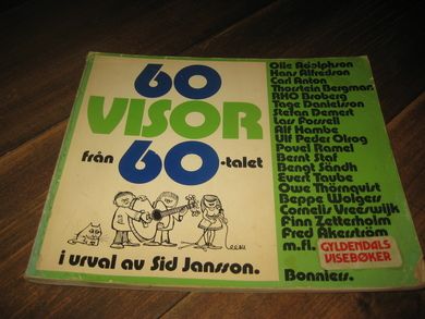 JANSSON: 60 VISOR FRÅN 60 TALLET. 1973.