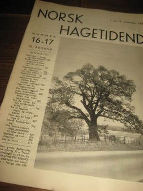1956 nr 016 -17 NORSK HAGETIDEND