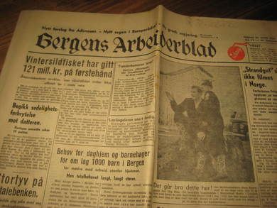 1950 nr 071 24 mars Bergens Arbeiderblad