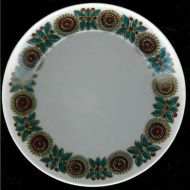 Flat tallerken fra Figjo Porselen Astrid Turid Design