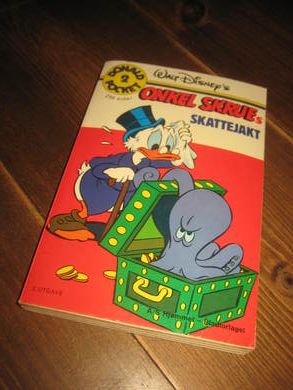ONKEL SKRUES SKATTEJAKT bok nr 2 3 utgave