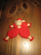 Liten heimelaga nisse ca 8 cm høg 60 tallet