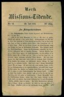 1881 nr 013 Norsk Missions Tidende