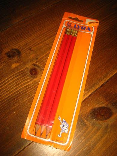 Uåpna pakke LYRA blyanter 80 tallet