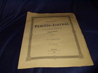 1893, Illustrert Familie - Journal. Innholdsfortegnelse.