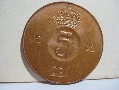 1968 5 øre