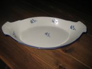 Ildfast skål ??, ca 35 cm i diameter. 