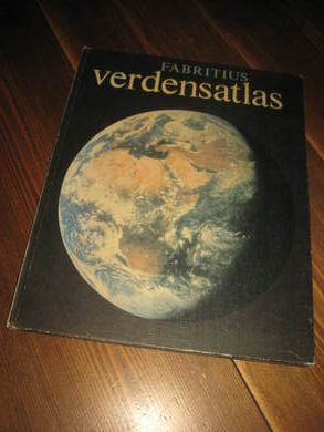 Fabritius VERDENSATLAS. 1972