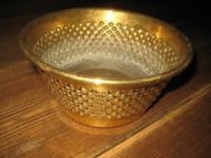 Pen messingskål ca 17 cm i diameter