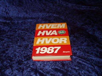 1987 Hvem Hva Hvor